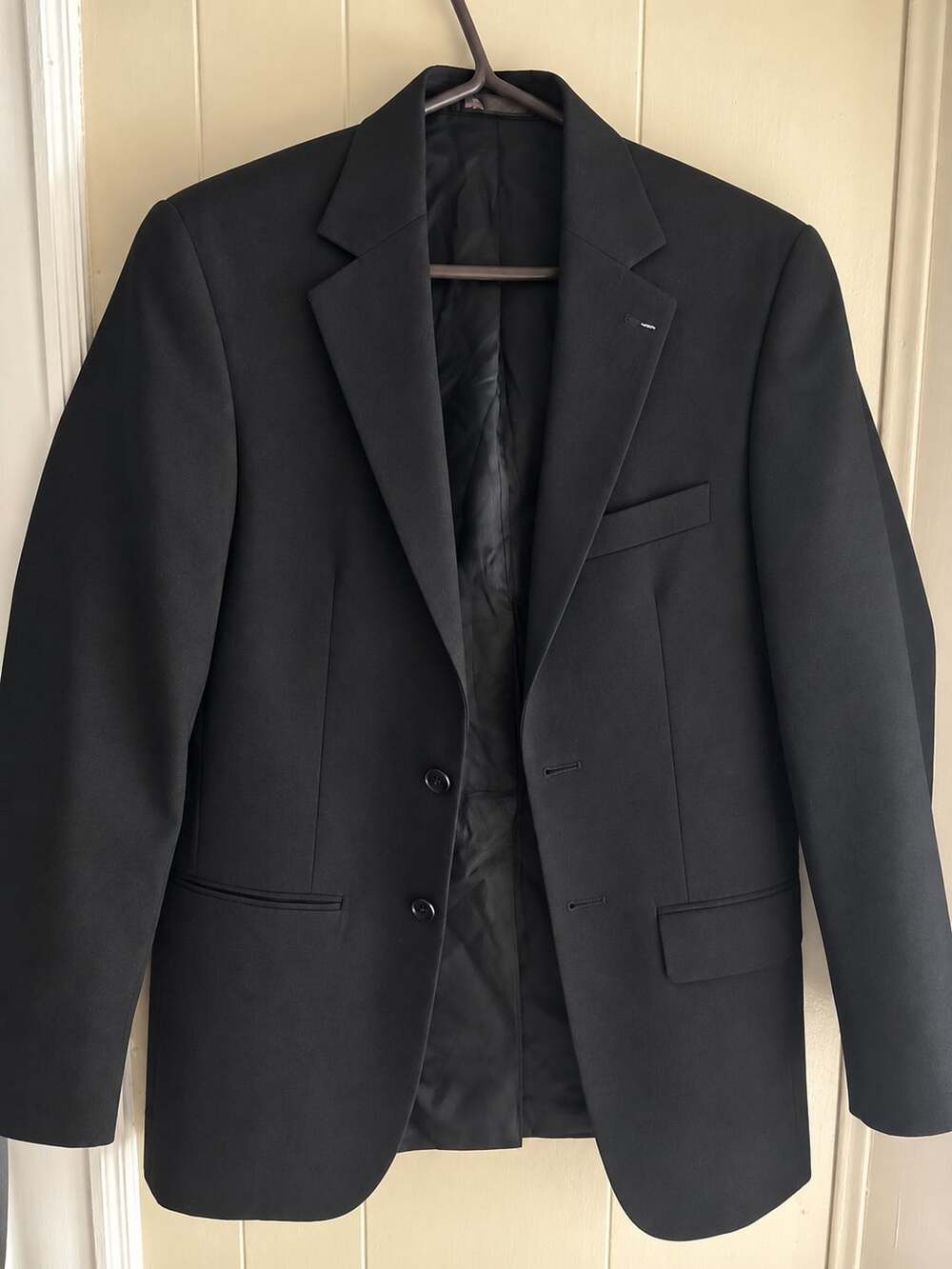 Hardwick Clothes Black Men's Suit Jacket Blazer Size 36R